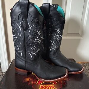 Los Altos Black Cowboy Boots